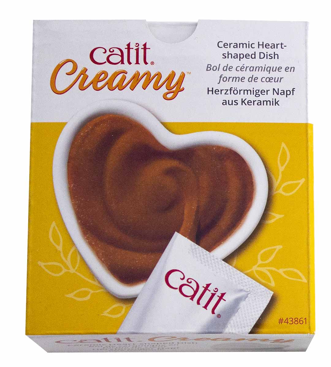 Ca creamy ceramic heart white - Verpakkingsbeeld