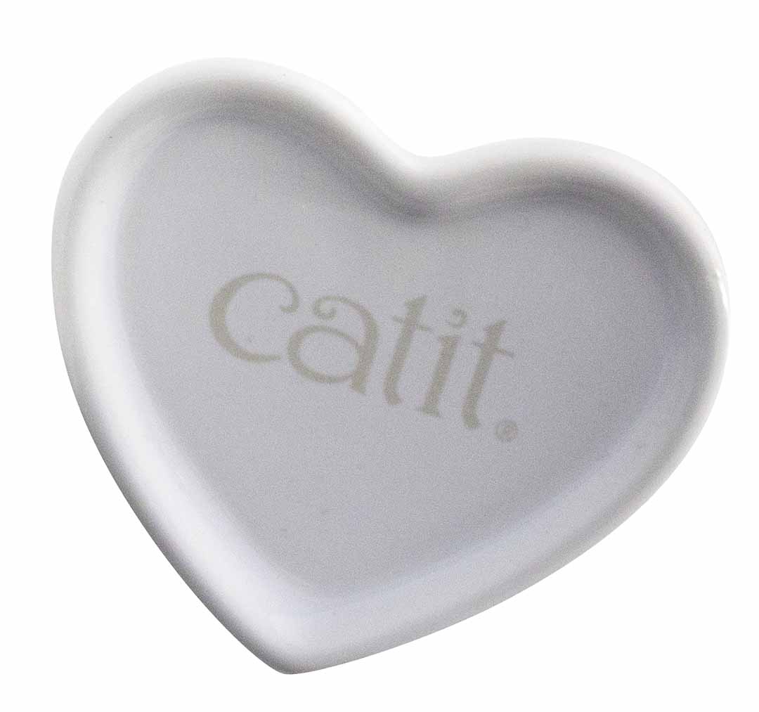 Ca creamy ceramic heart blanc - Product shot