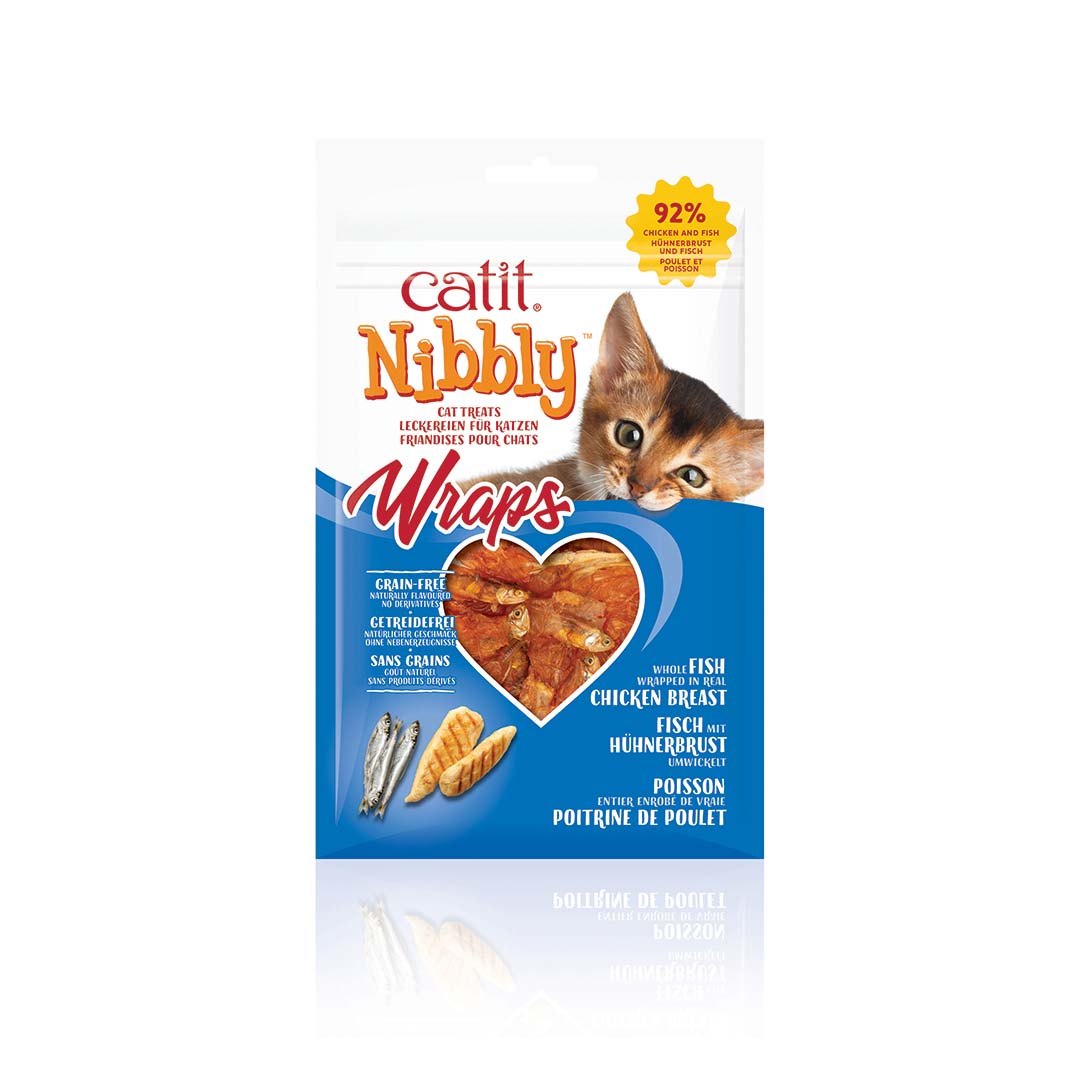 CA Nibbly Wraps pollo y pescado - Verpakkingsbeeld