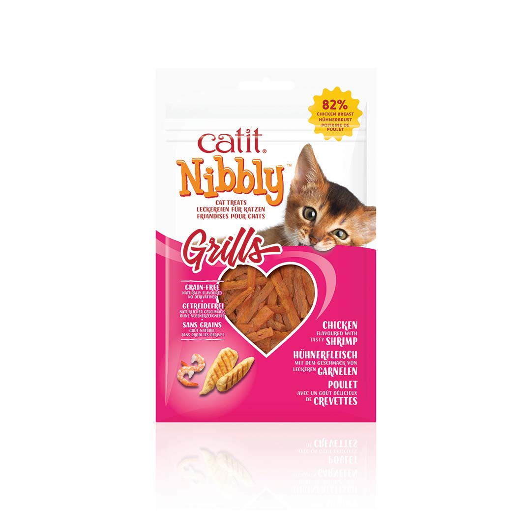 CA Nibbly Grills pollo y gambas - Verpakkingsbeeld