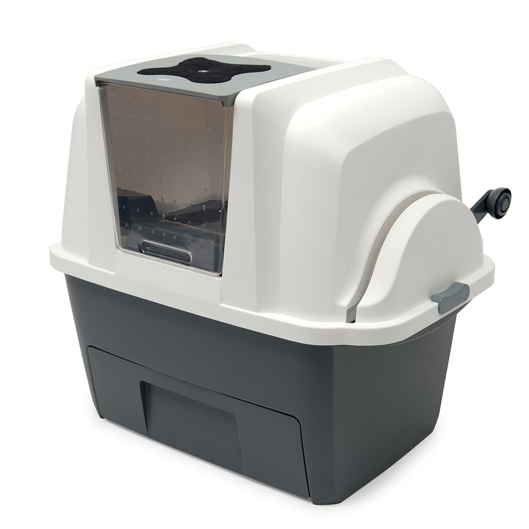 CA SMART SIFT KATTENTOILET INCL 4 AFVALZAKKEN antraciet/wit - Product shot