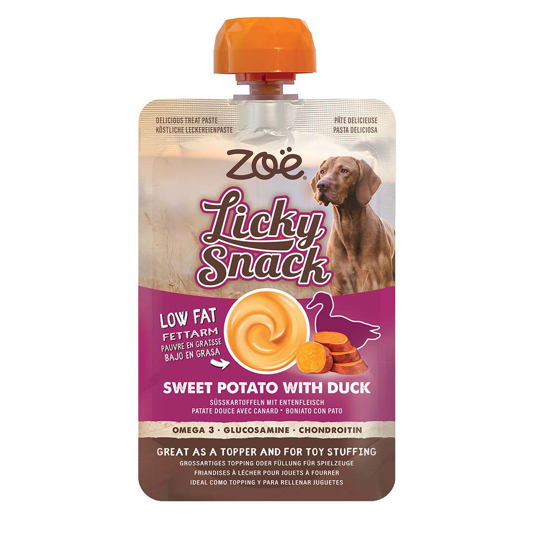 Zoë Licky Snack Zoete Aardappel met Eend - Product shot