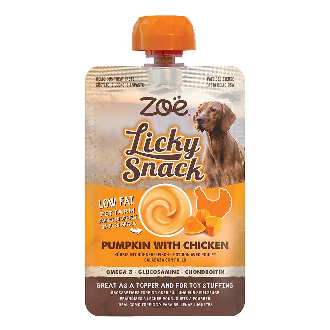 Zoë Licky Snack Pompoen met Kip - Product shot