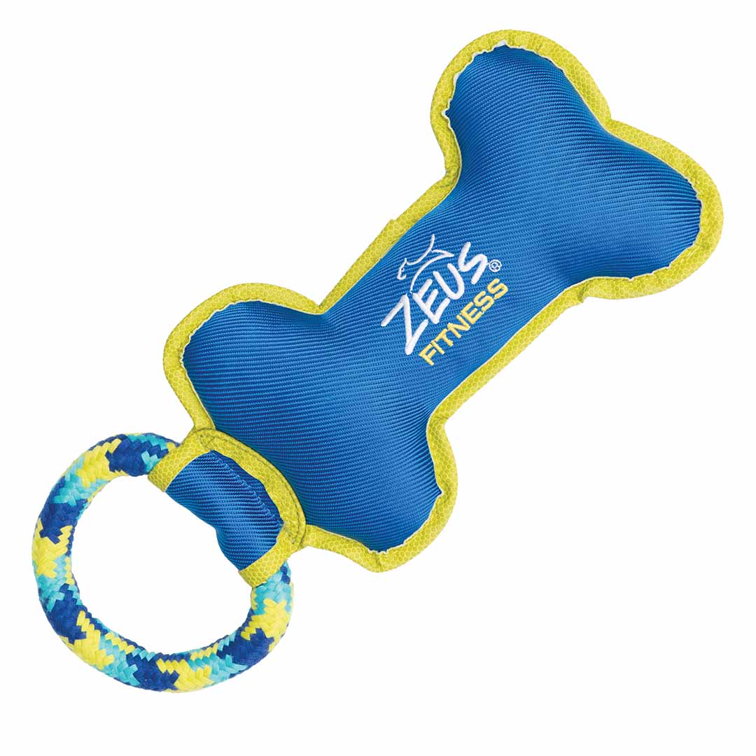 Zs fitness fitness by zeus tough nyl.bone tug blau/gelb - Product shot