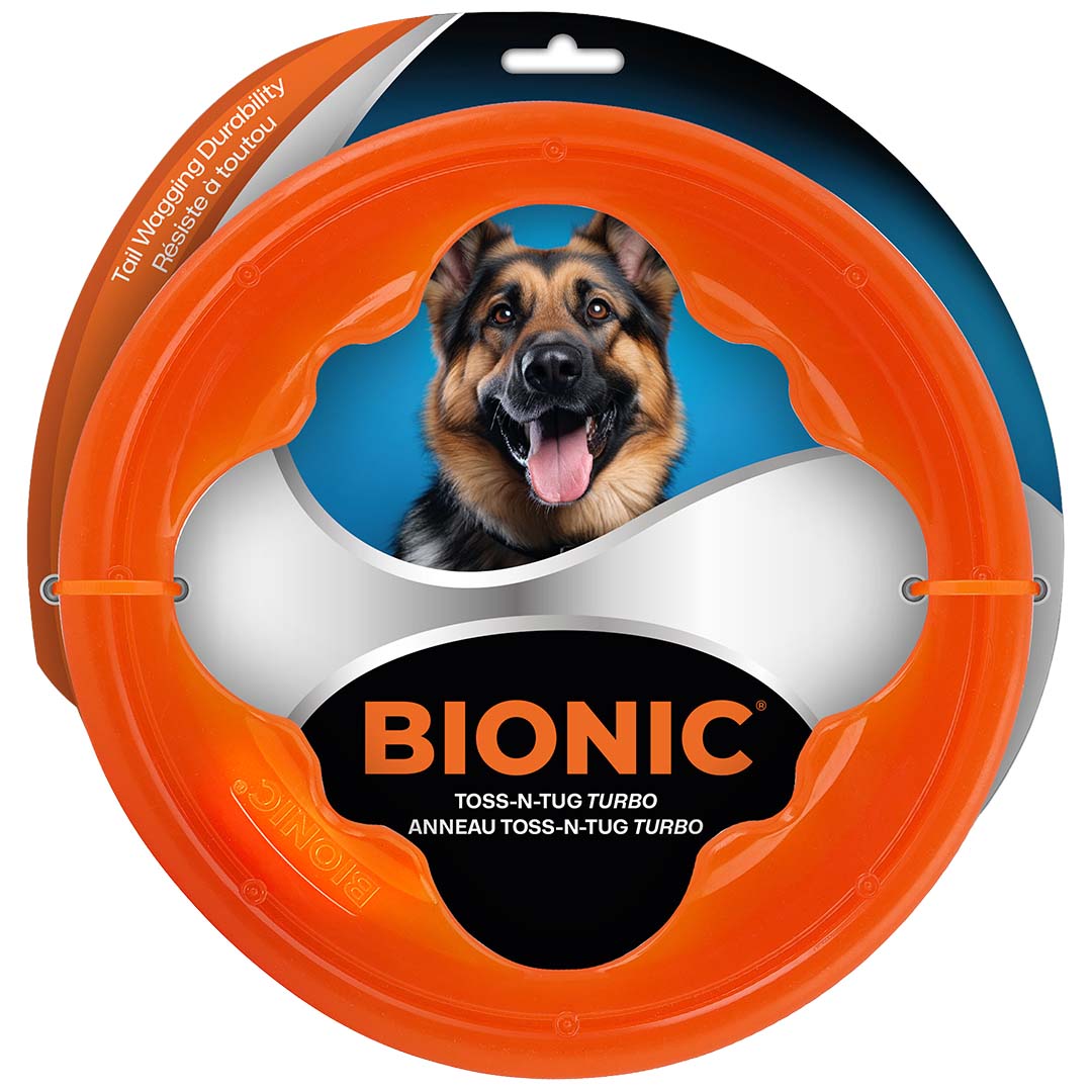 BIONIC Wurfspielzeug Toss-N-Tug Turbo Orange - Verpakkingsbeeld