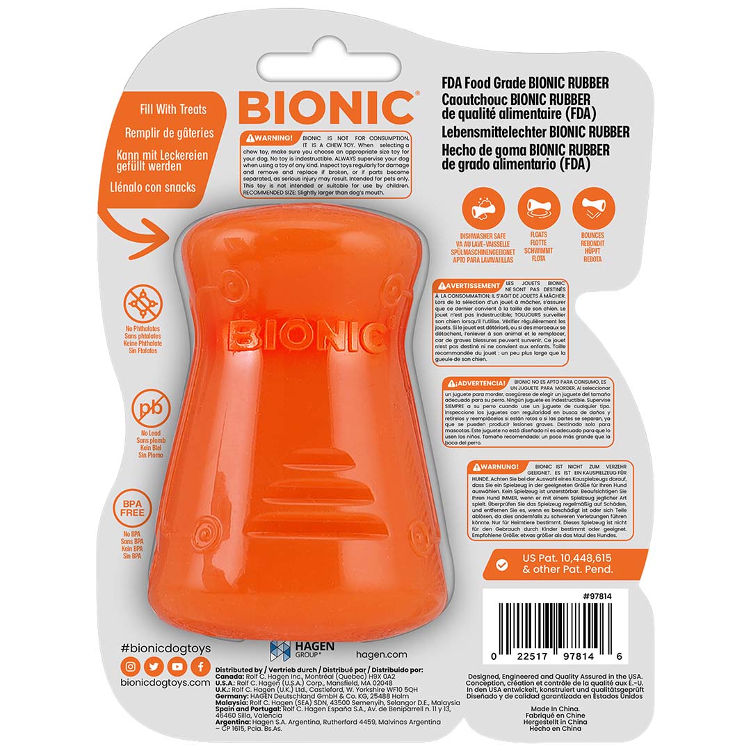 BIONIC voederspeeltje Treat Shaker Oranje - Detail 2