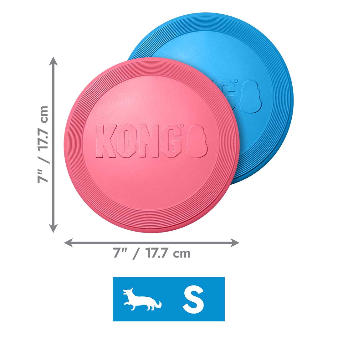 KONG Puppy Flyer Gemischte farben - Detail 1