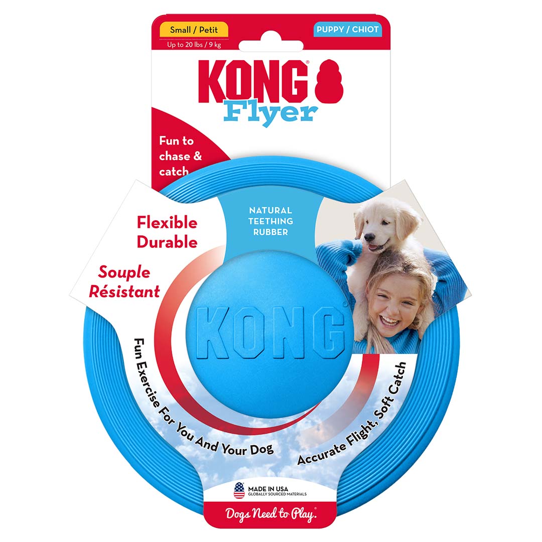 KONG Puppy Flyer Gemischte farben - Verpakkingsbeeld