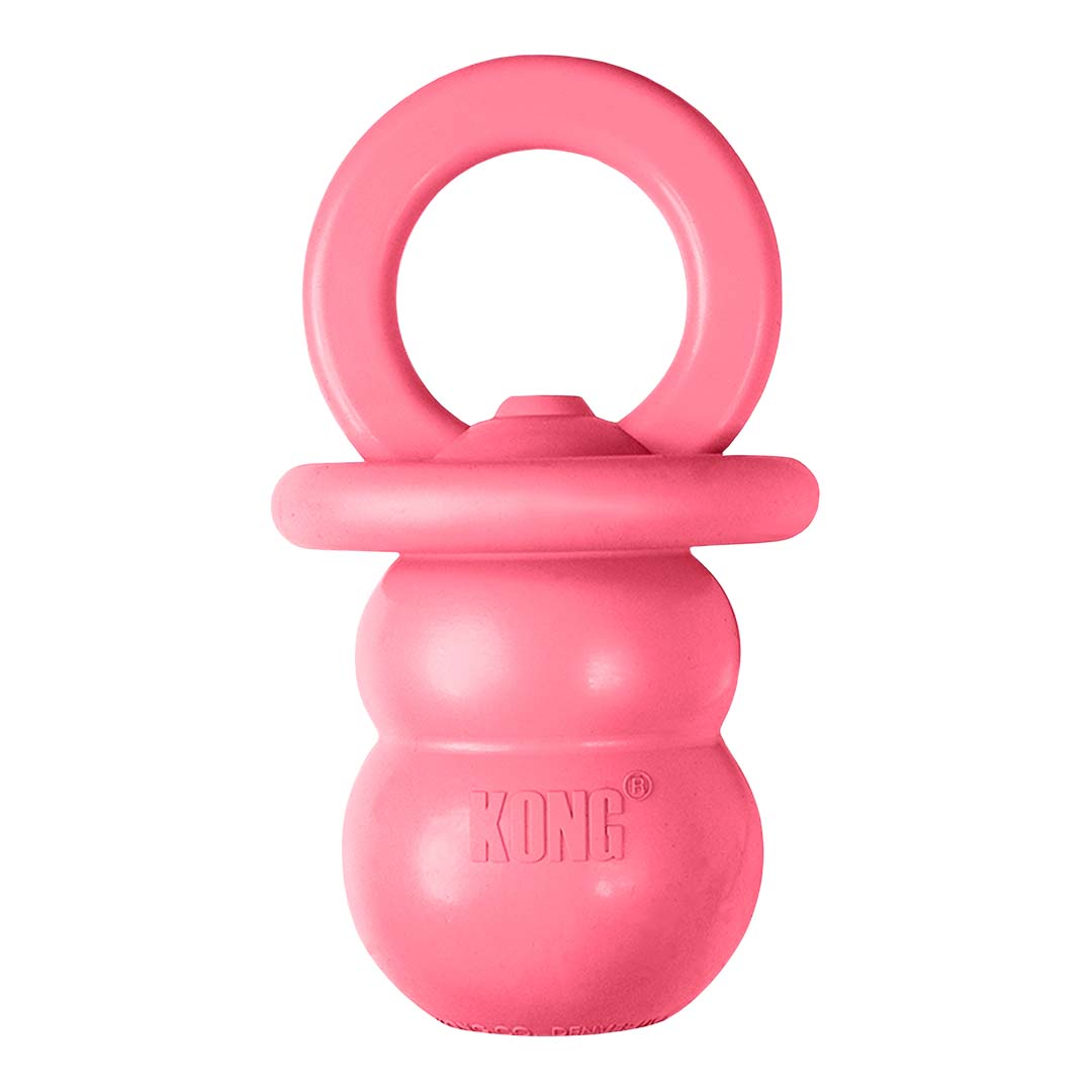 Kong puppy binkie Rosa/blau - Detail 2