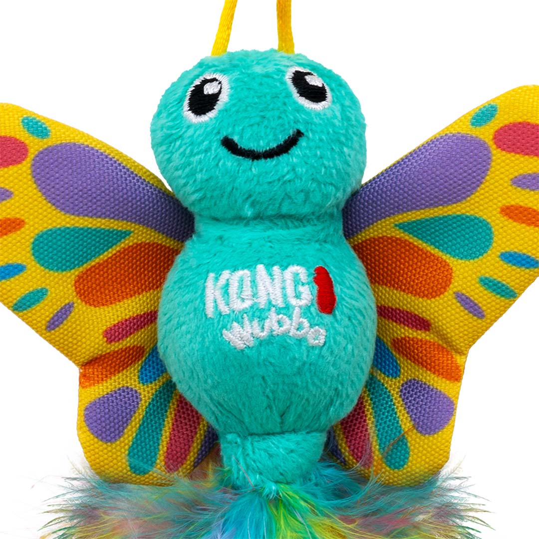 KONG Cat Wubba Butterfly Mehrfarbig - Detail 1