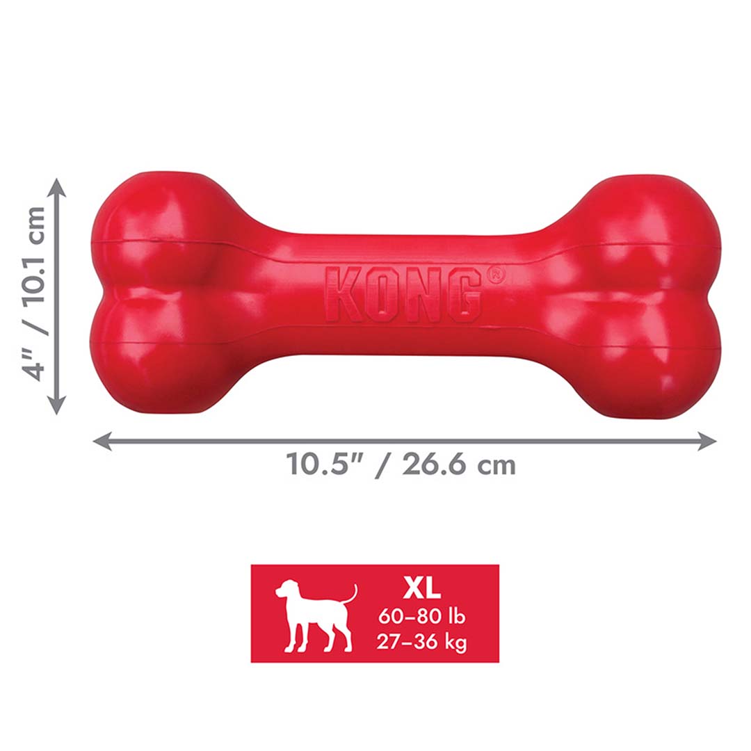KONG Goodie Bone Rouge - Detail 1