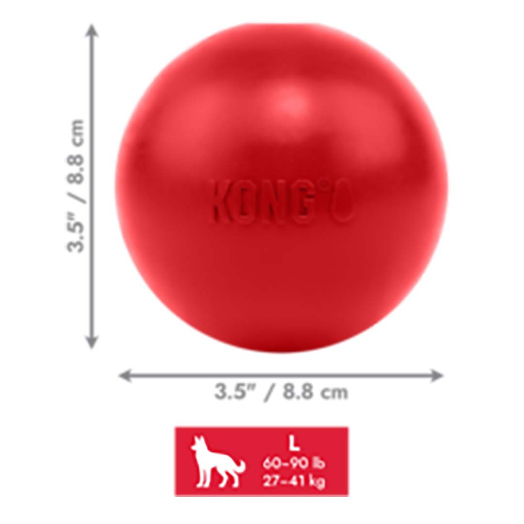 KONG ball Rood - Detail 1