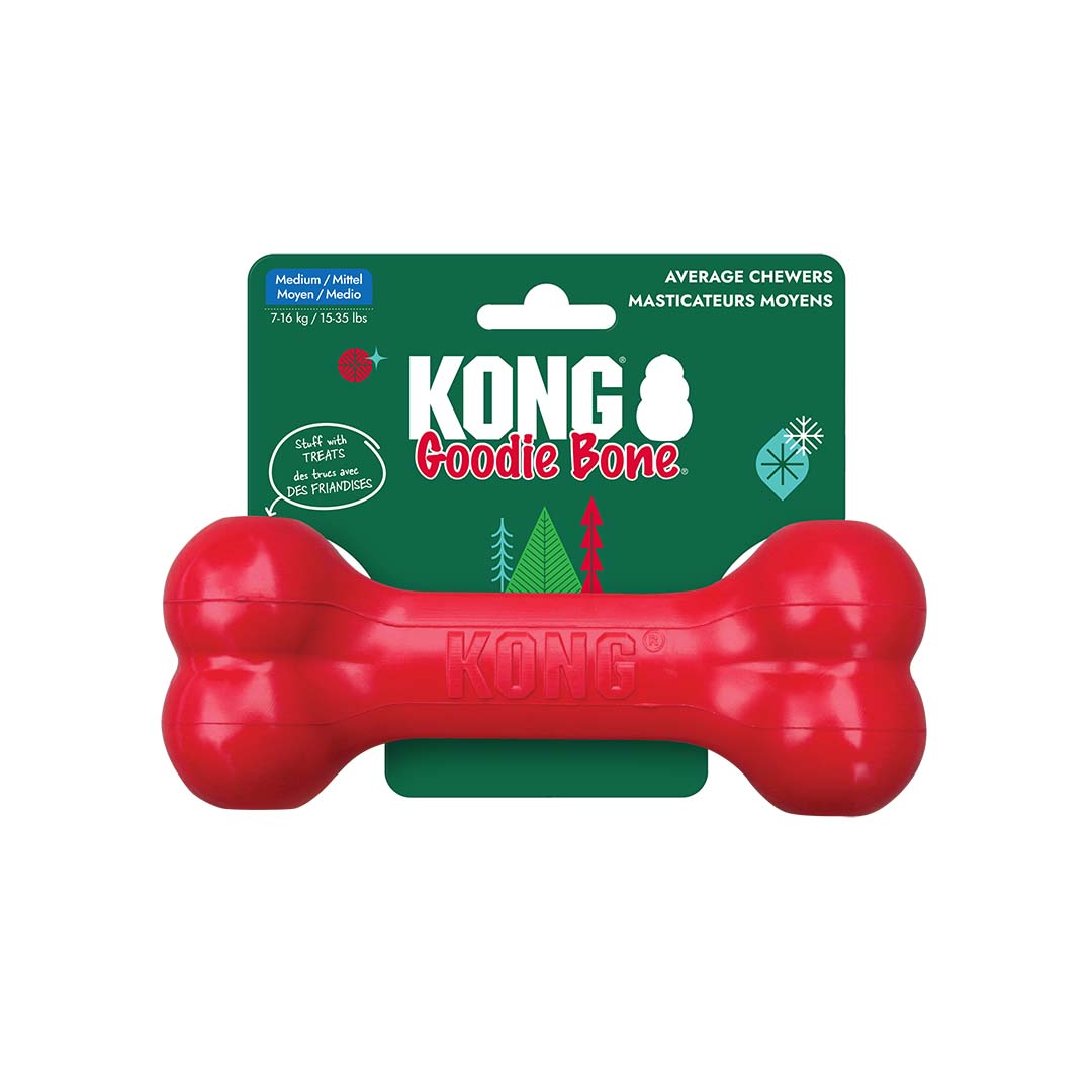 KONG Goodie Bone Holiday Red - Verpakkingsbeeld