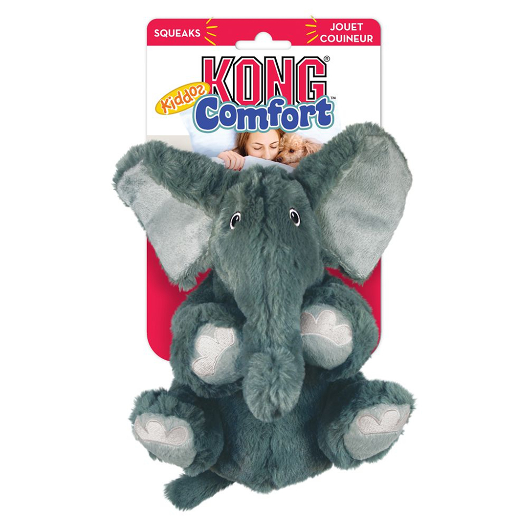 KONG comfort kiddos elephant grijs - Product shot