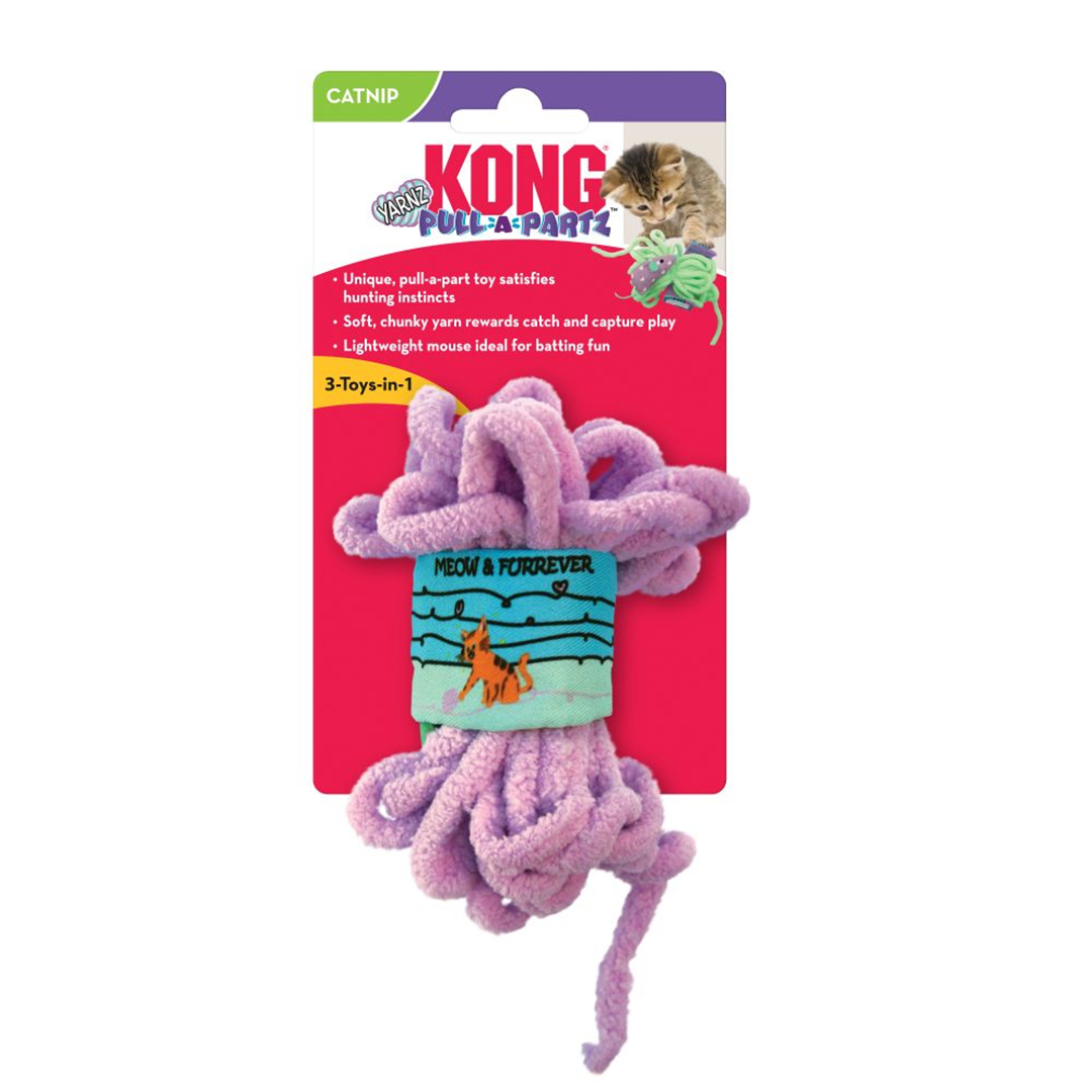 Kong cat pull-a-partz yarnz couleurs mélangées - Verpakkingsbeeld