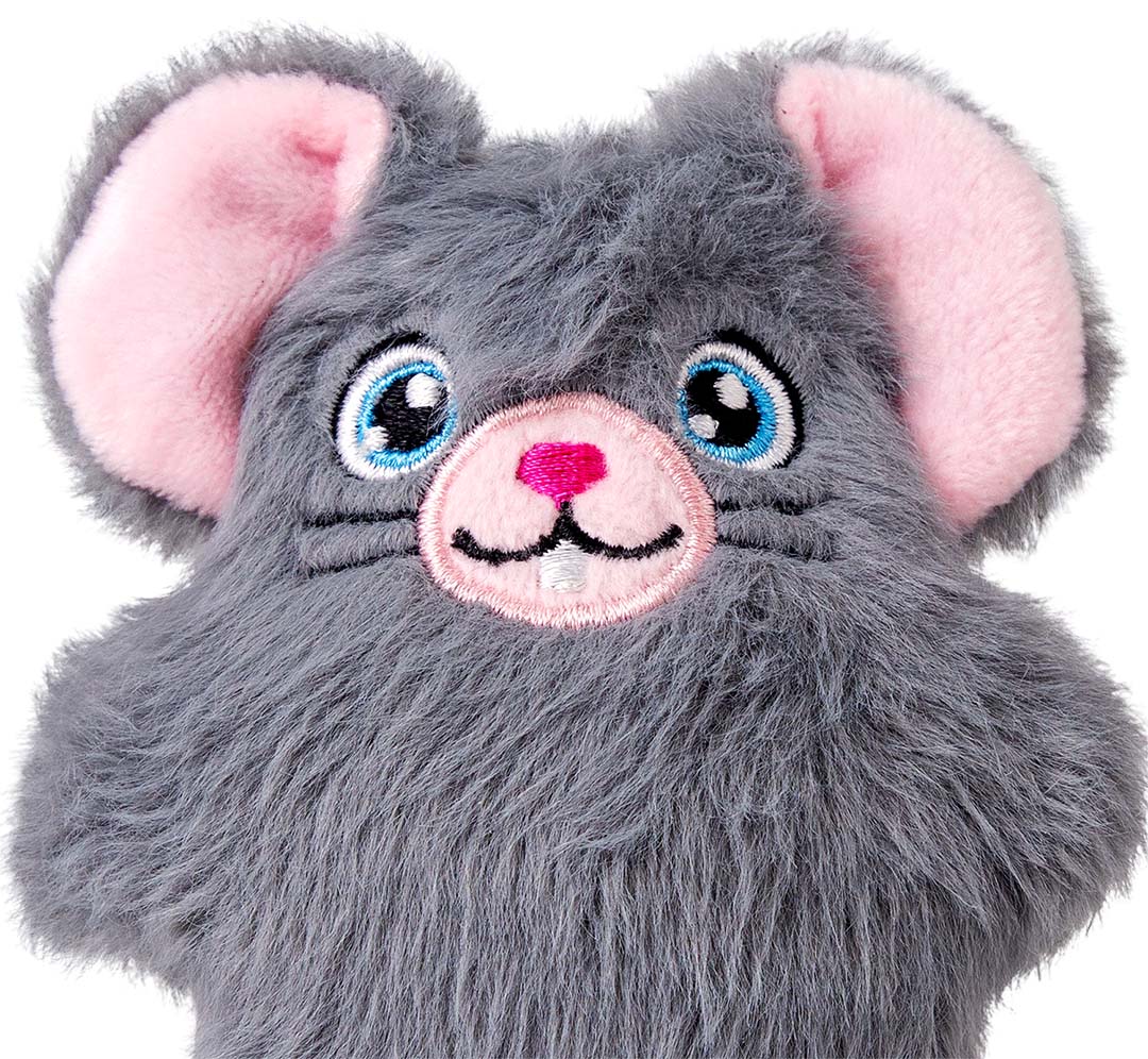KONG Cat Snuzzles Mouse Grijs - Detail 3