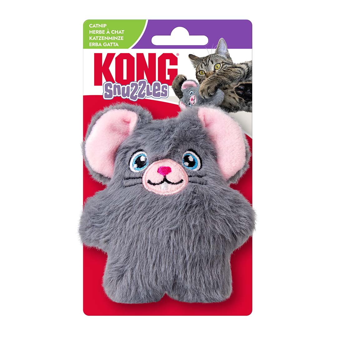 KONG Cat Snuzzles Mouse Grijs - Verpakkingsbeeld