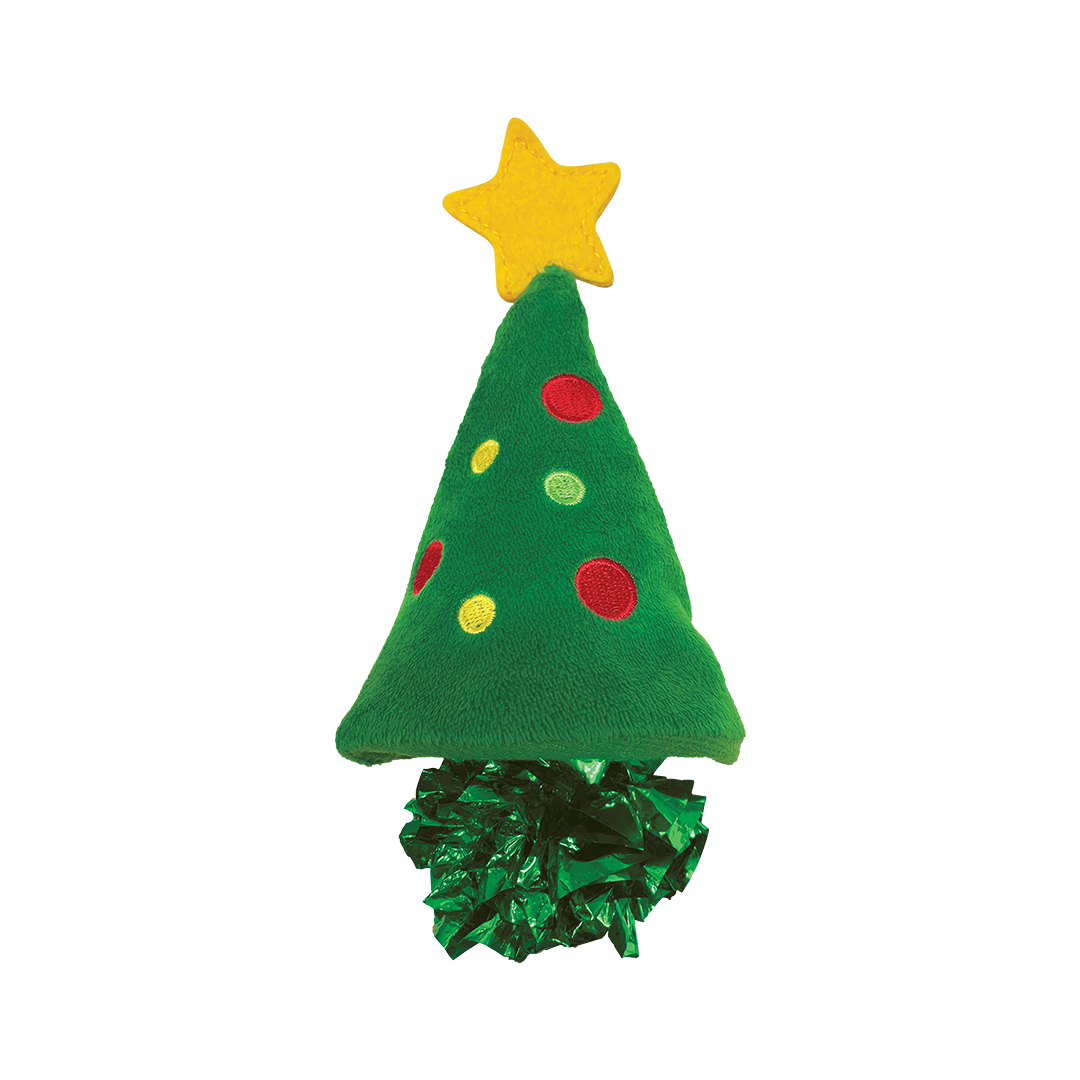 Kong cat holiday crackles christmas tree meerkleurig - Product shot