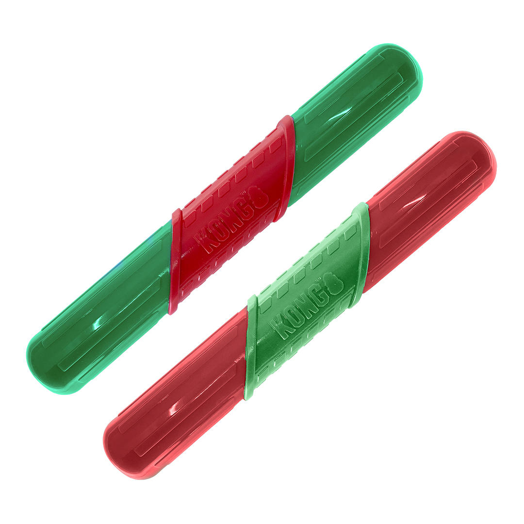 Kong holiday corestrength rattlez stick mixed colors - Product shot