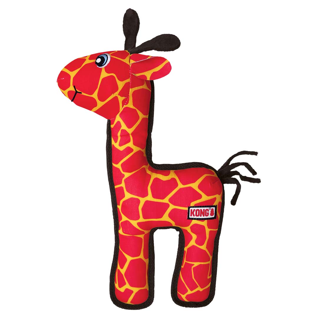 KONG Ballistic Giraffe Rood - Product shot