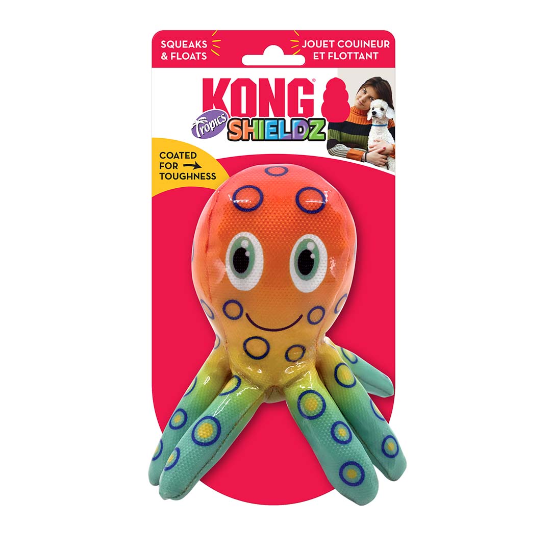 KONG Shieldz Tropics Octopus Meerkleurig - Verpakkingsbeeld