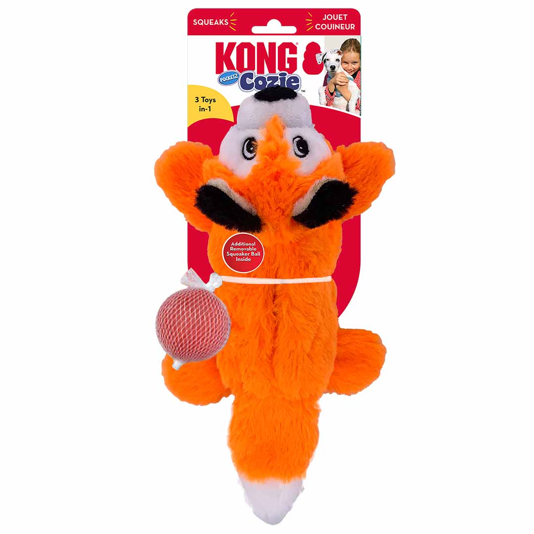 KONG Cozie Pocketz meerkleurig - Product shot