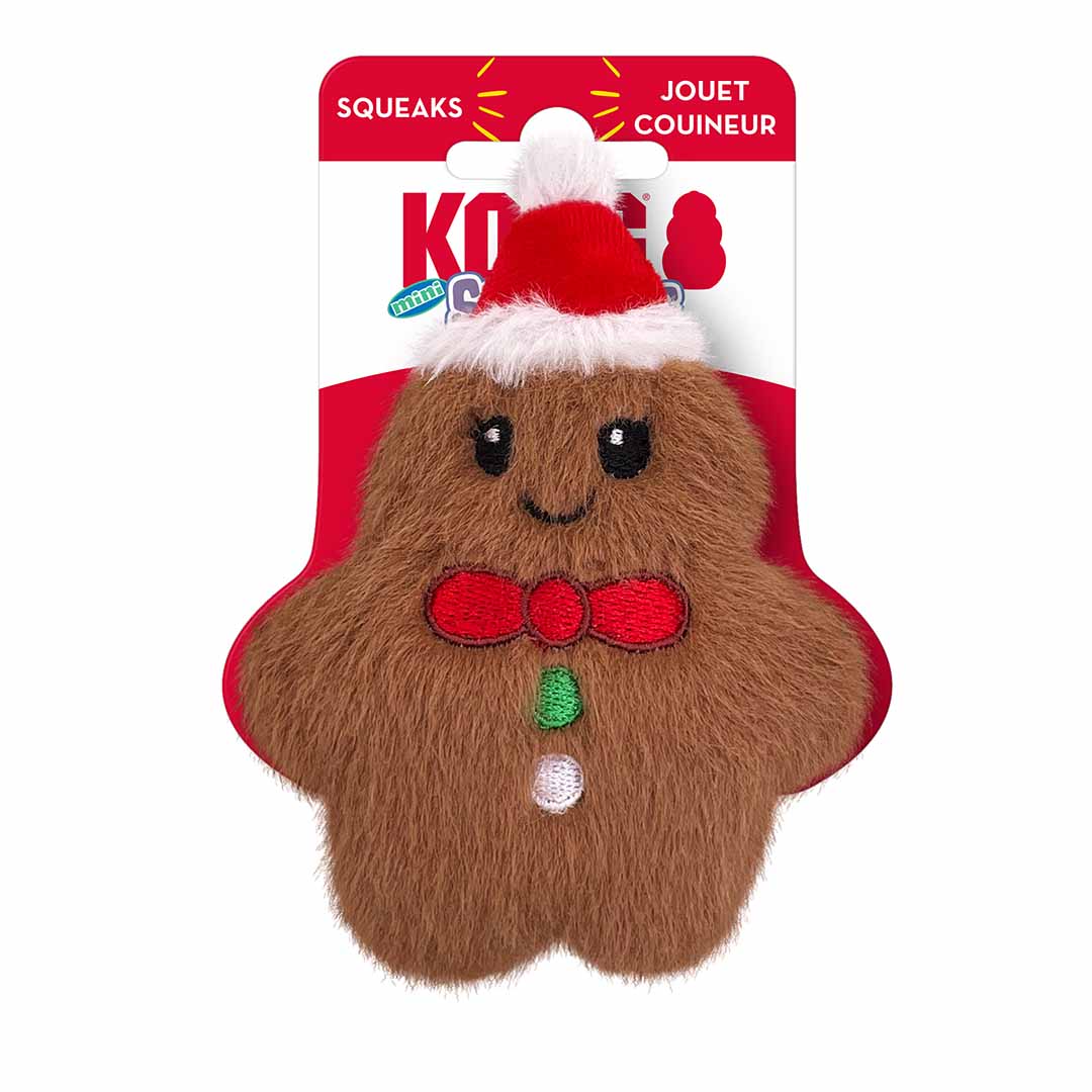 Kong holiday snuzzles mini gingerbread bruin - Product shot