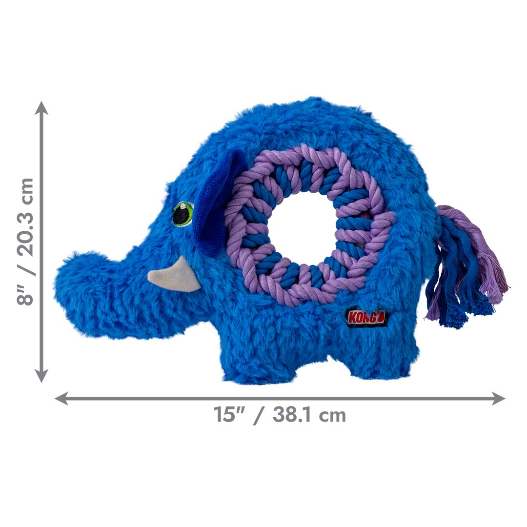 KONG Ringaroos Elephant Blauw/paars - Detail 2