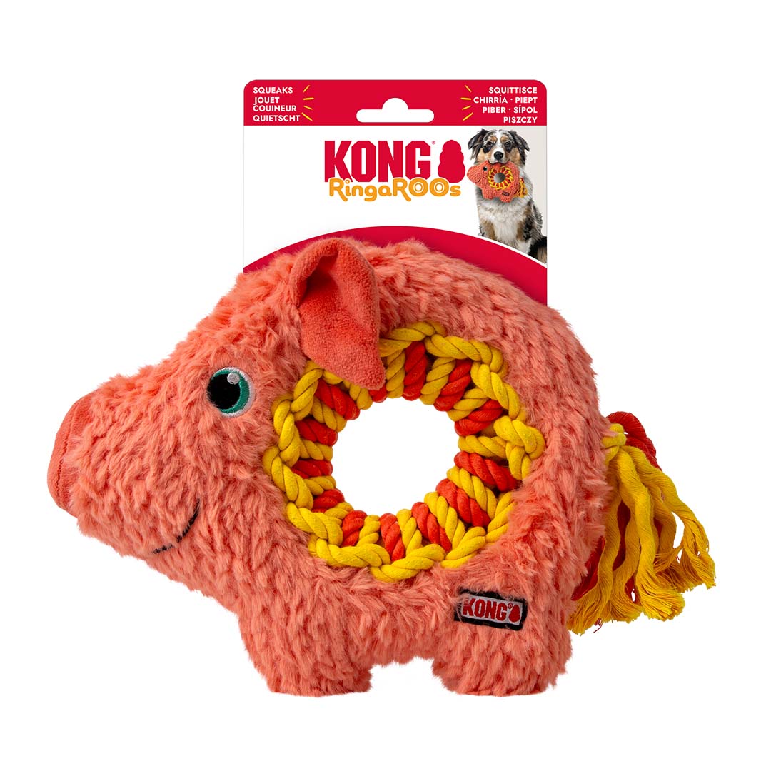 KONG Ringaroos Pig Multicolor - Verpakkingsbeeld