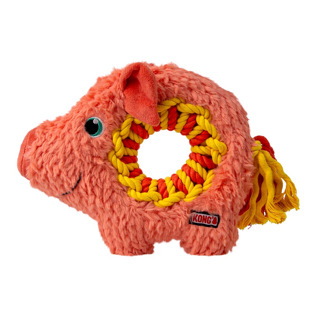 KONG Ringaroos Pig Multicolor - Product shot