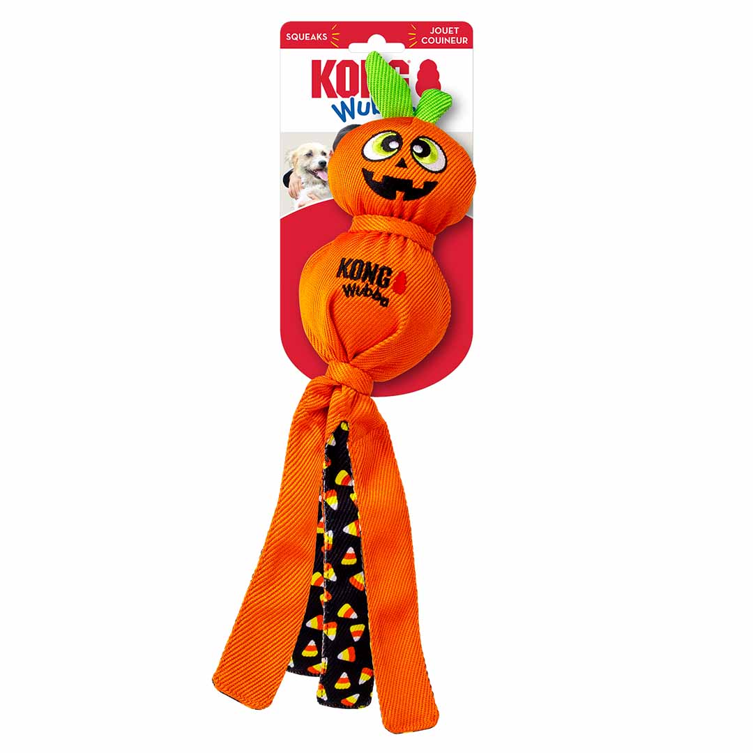 Kong Halloween Wubba Ballistic Pumpkin Mehrfarbig - Product shot