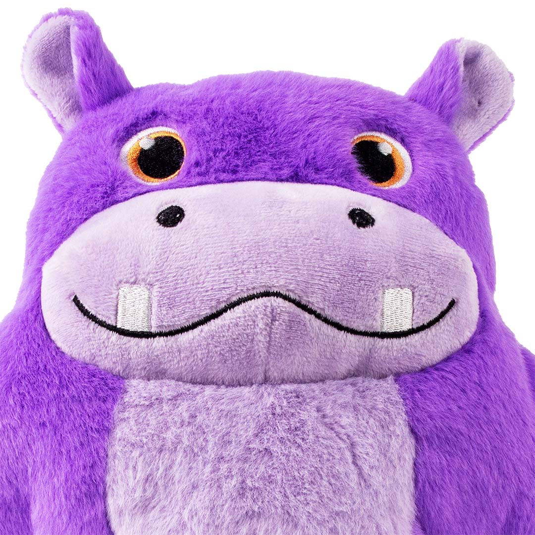 KONG Snuzzles Hippo Paars - Detail 1