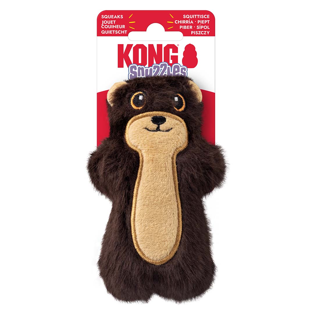 KONG Snuzzles Mini Otter Zwart/beige - Verpakkingsbeeld