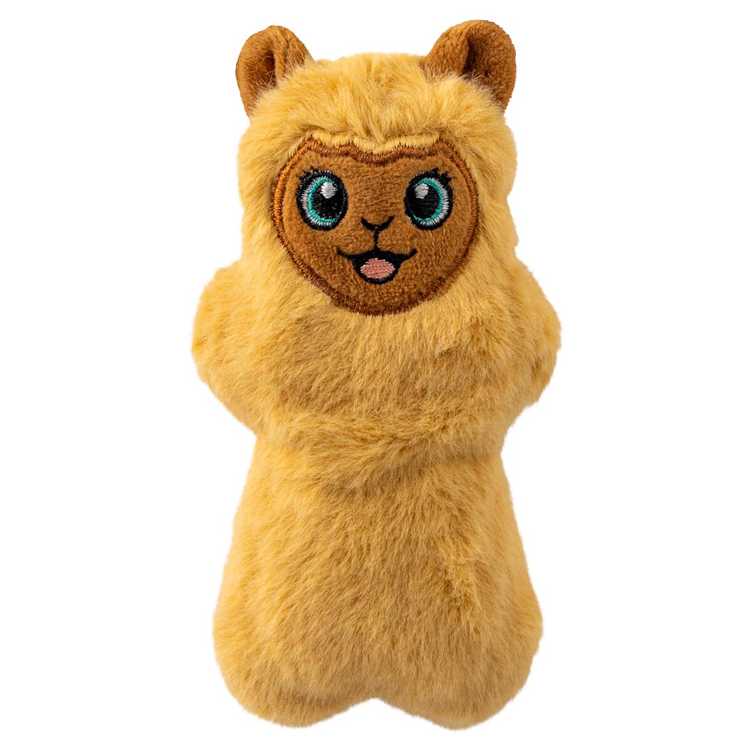KONG Snuzzles Mini Llama Geel/bruin - Product shot