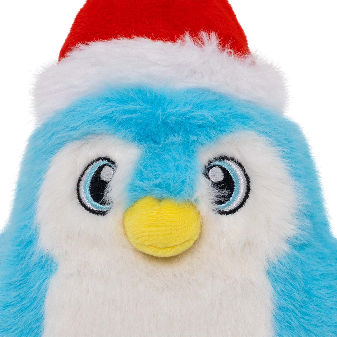 KONG Holiday Snuzzles Santa Penguin Blauw/wit - Detail 3