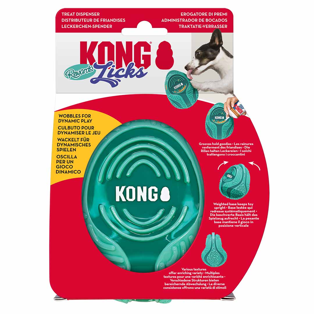 Kong Licks Rewards groen - Product shot