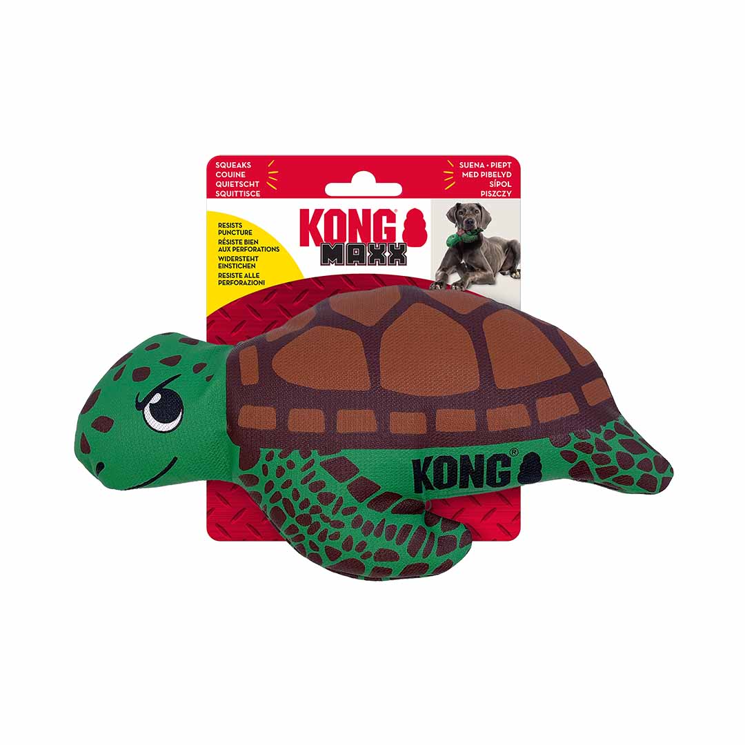 KONG Maxx Turtle Groen/bruin - Verpakkingsbeeld