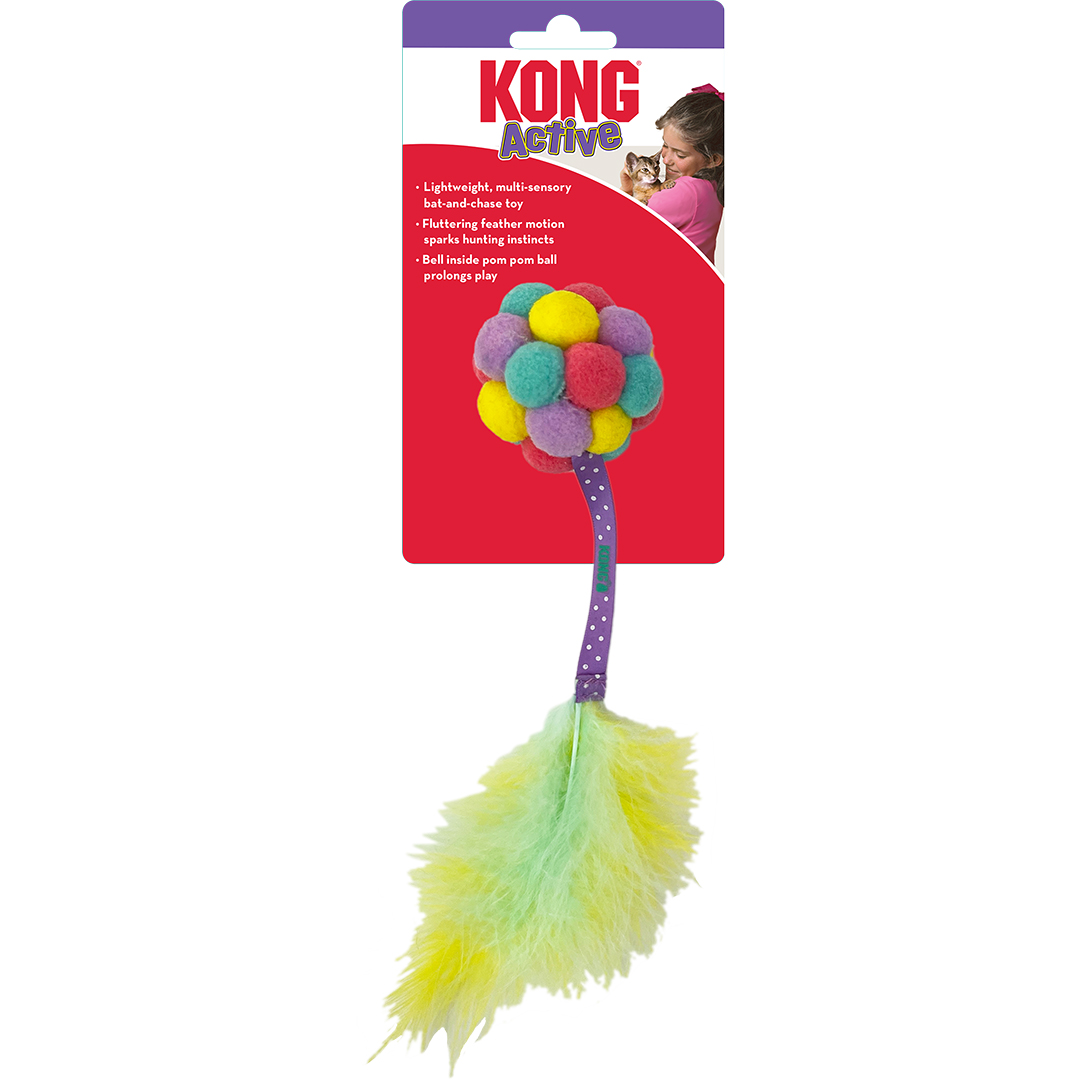 Kong cat active bubble ball couleurs mélangées - Product shot