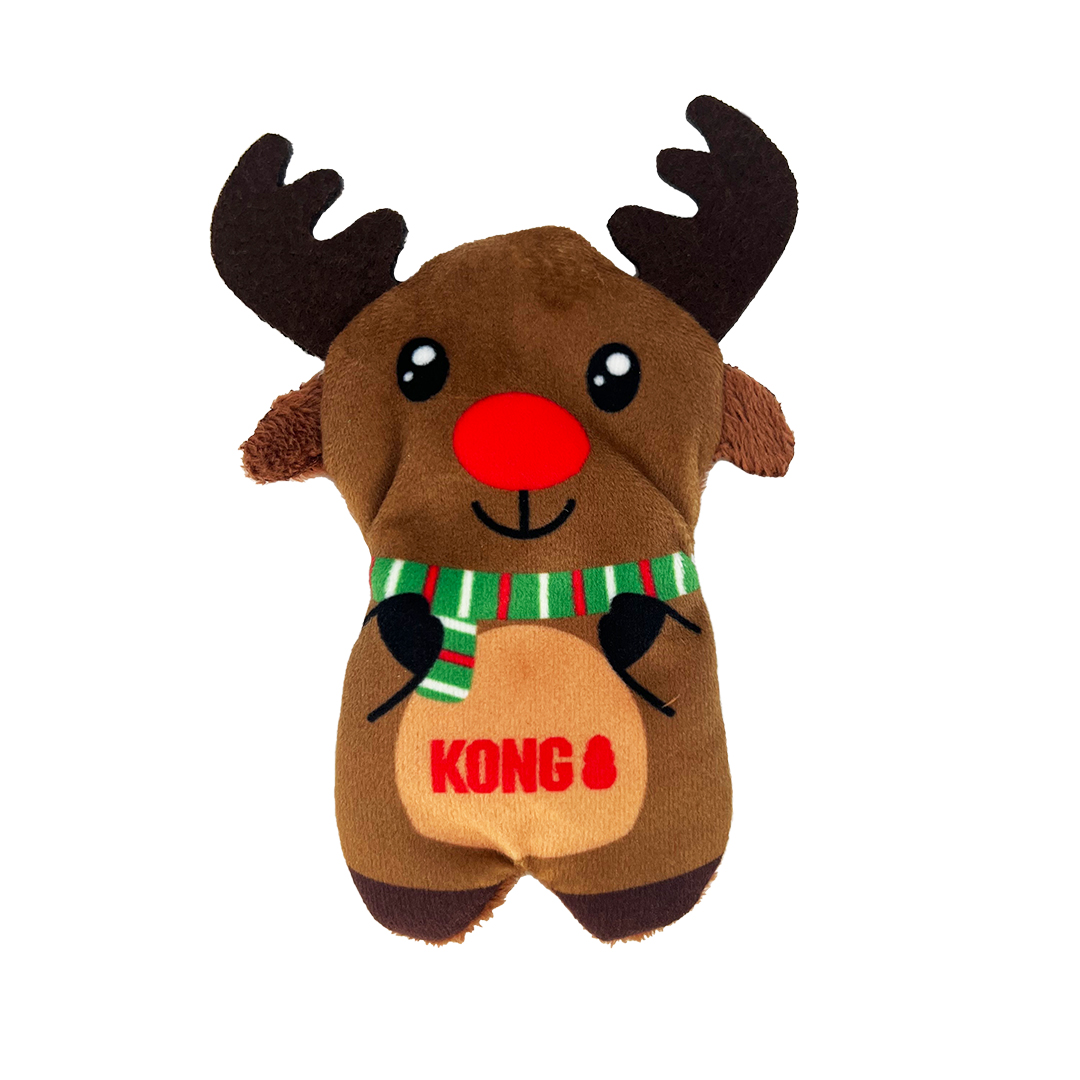 Kong cat holiday refillables reindeer multicolour - Product shot