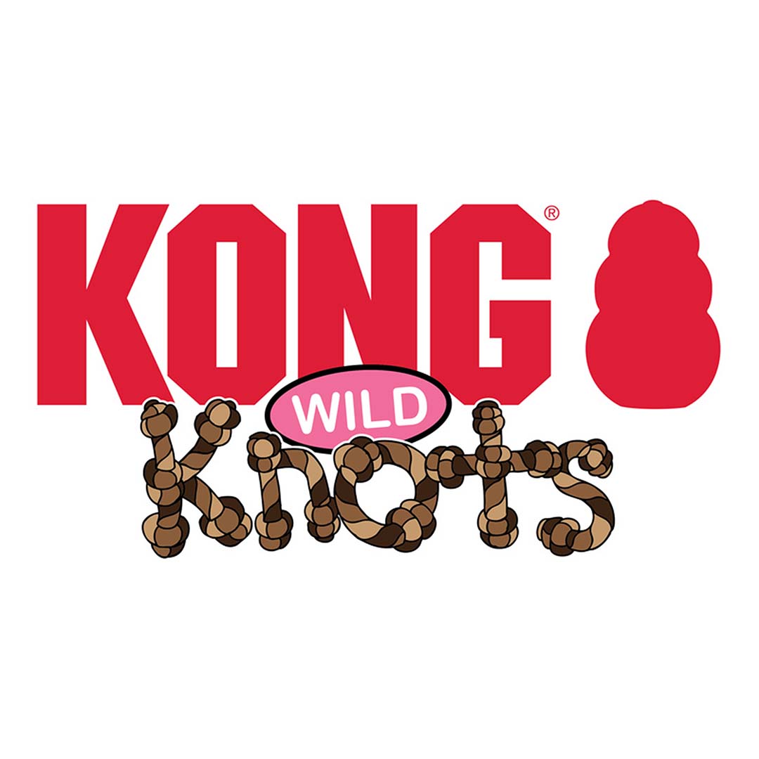 KONG Wild Knots Bear Jumbo Gemengde kleuren - Detail 1