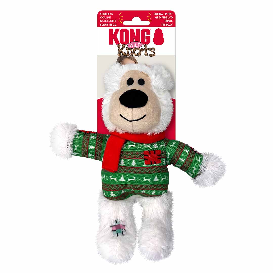 Kong holiday wild knots bear gemengde kleuren - <Product shot>