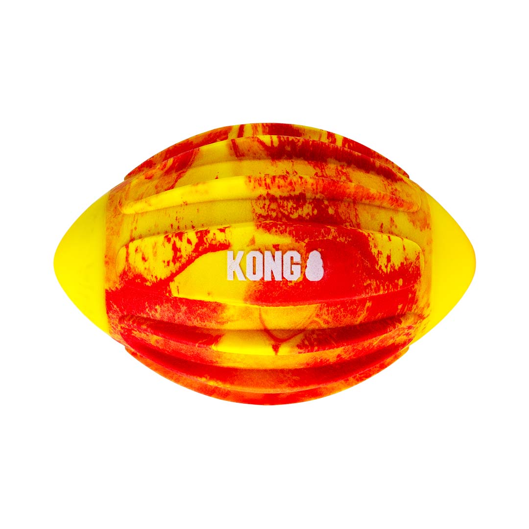 KONG Flexball Sport Football Geel/rood - Product shot