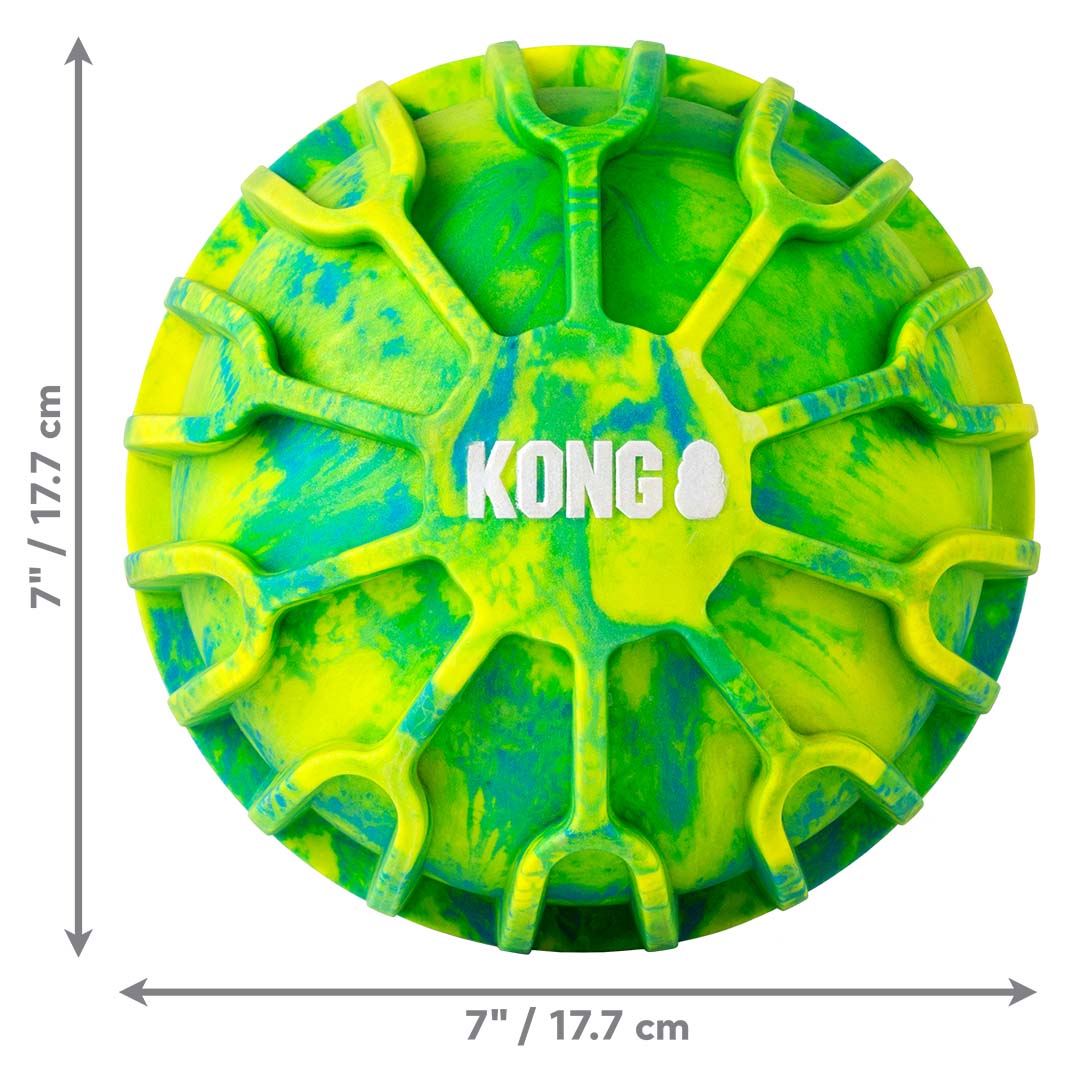 KONG Flexball Sport Ball Groen/geel - Detail 1