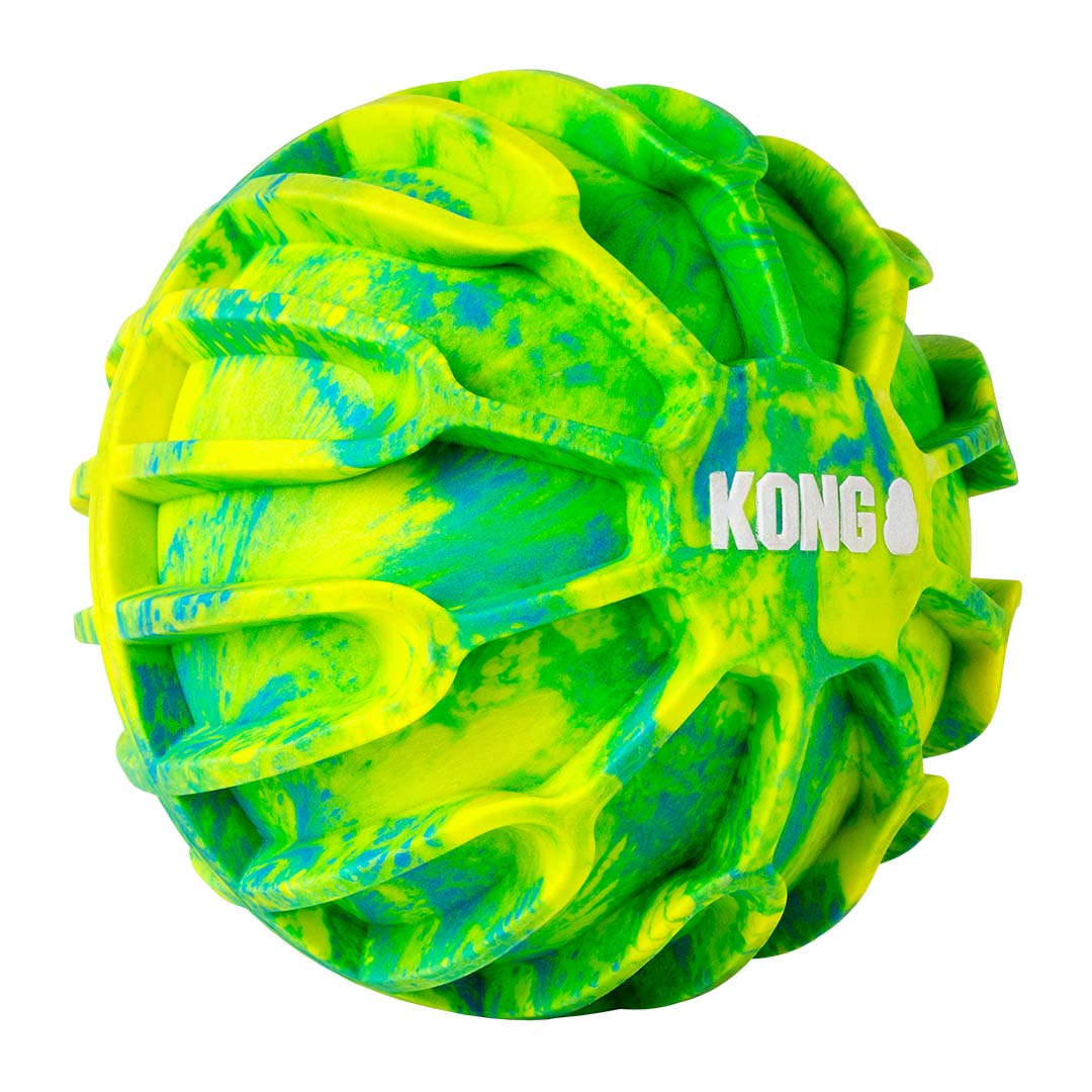 KONG Flexball Sport Ball Groen/geel - Detail 2