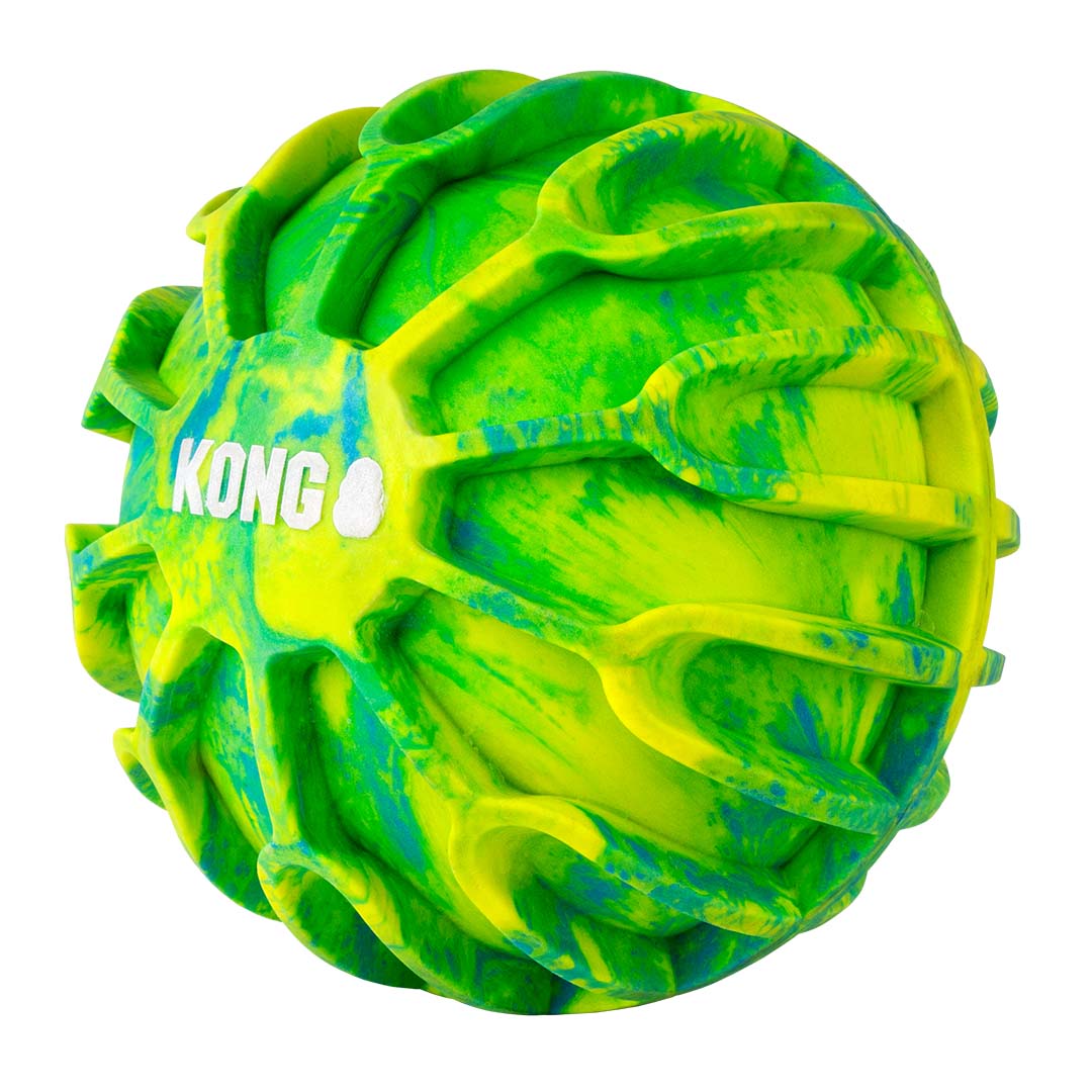 KONG Flexball Sport Ball Groen/geel - Detail 3
