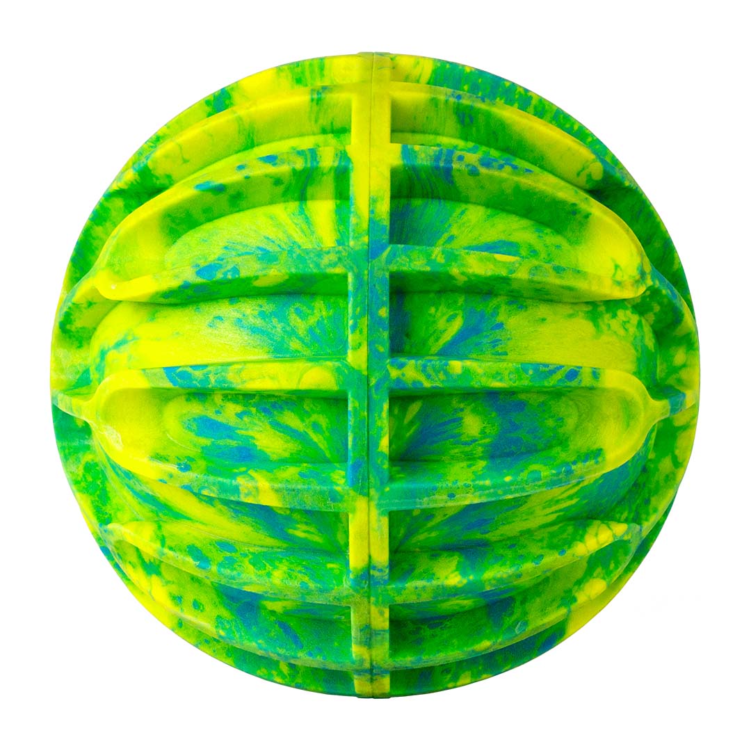 KONG Flexball Sport Ball Groen/geel - Sceneshot
