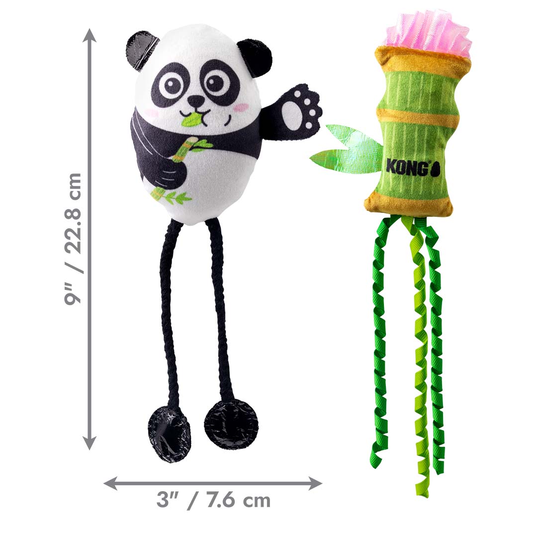 KONG Cat Scrattles Panda Multicolour - Detail 1