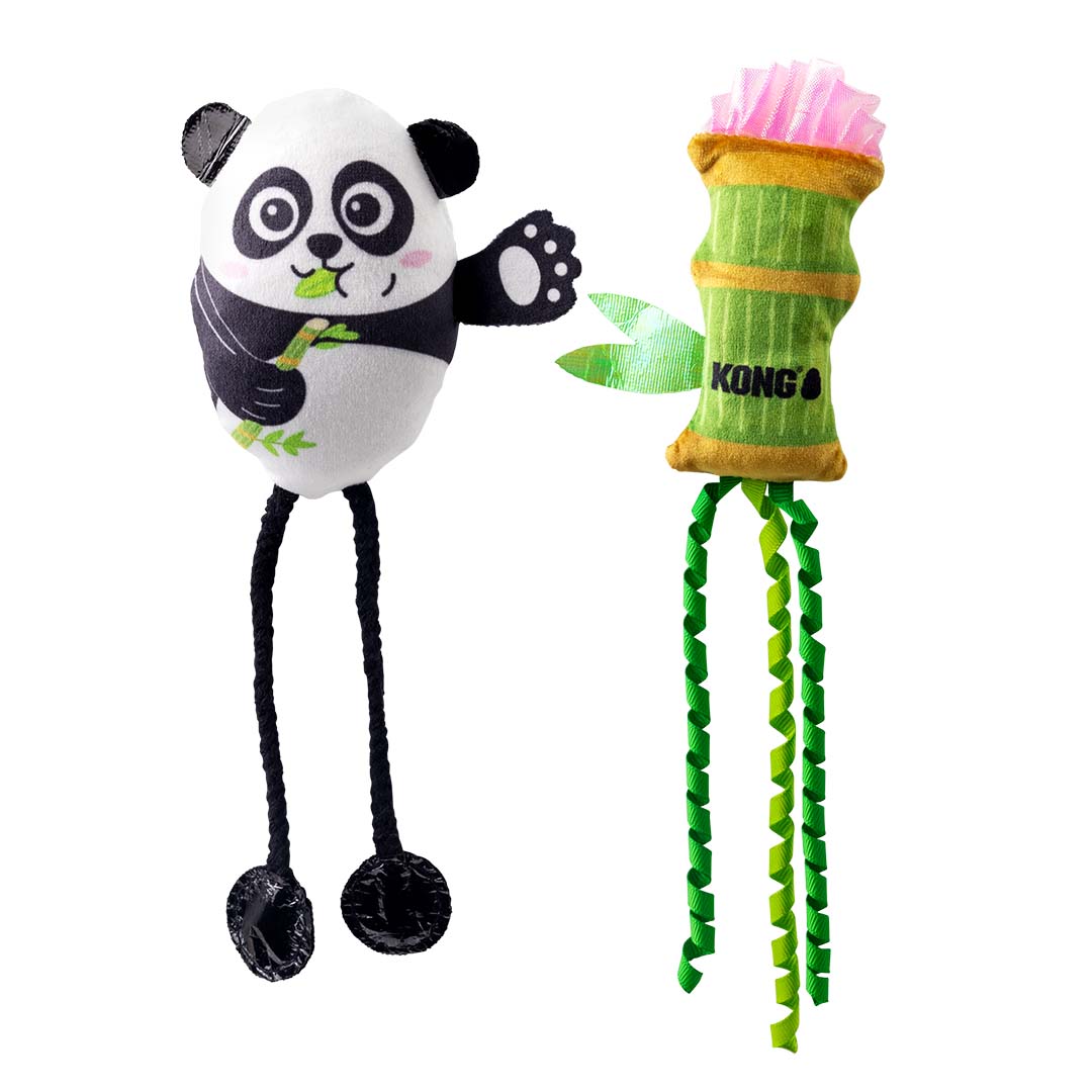 KONG Cat Scrattles Panda Multicolour - Product shot