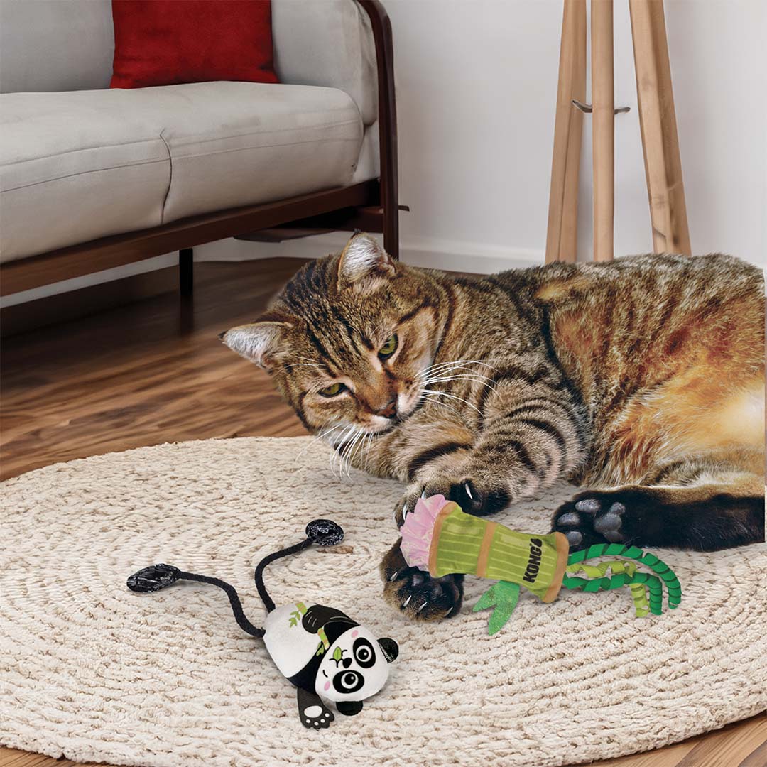 KONG Cat Scrattles Panda Multicolour - Sceneshot