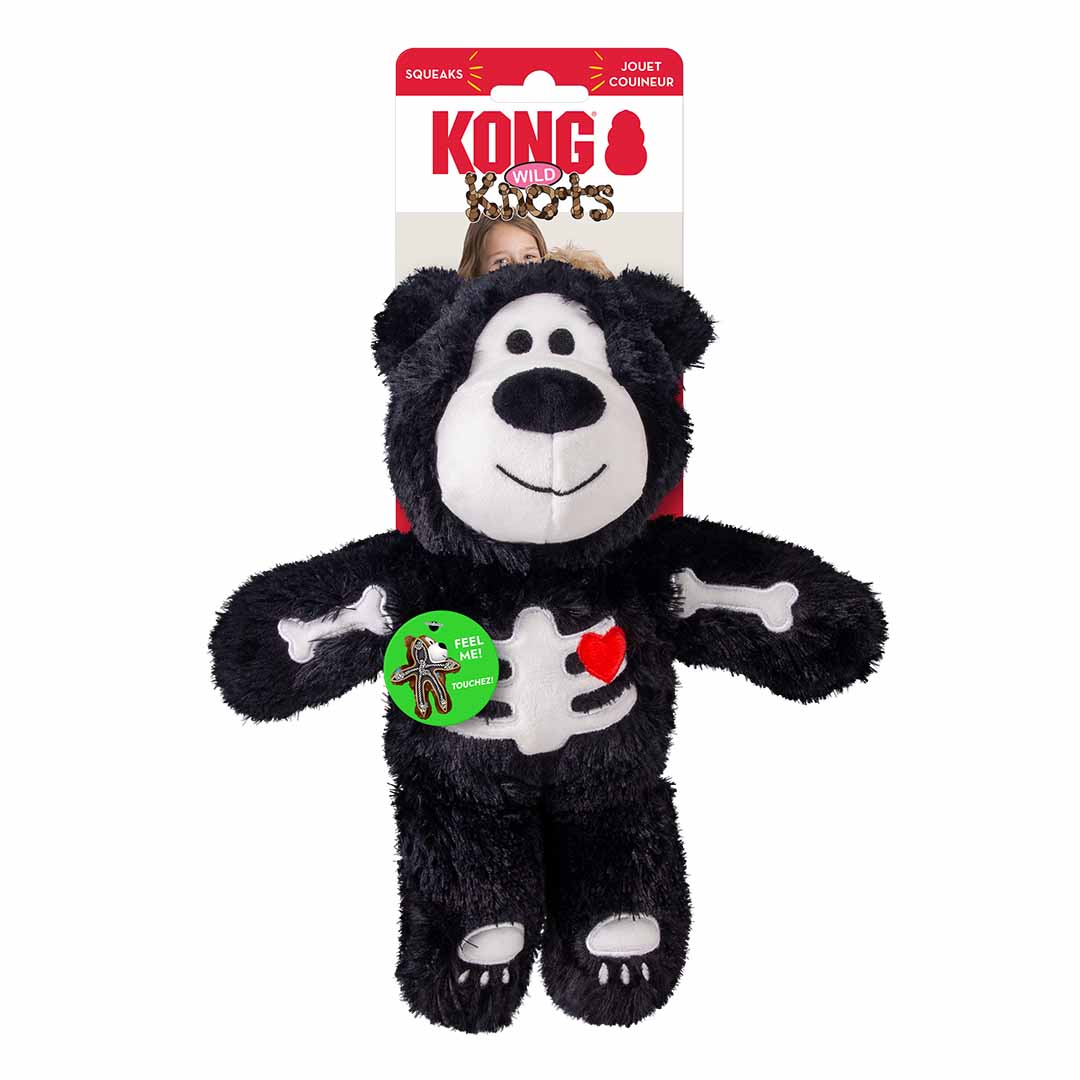 Kong Halloween Wild Knots Skeleton Bear Gemengde kleuren - Product shot